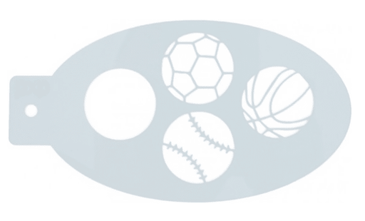 Plantilla de pintura facial con pelotas deportivas - Quierox - Tienda Online