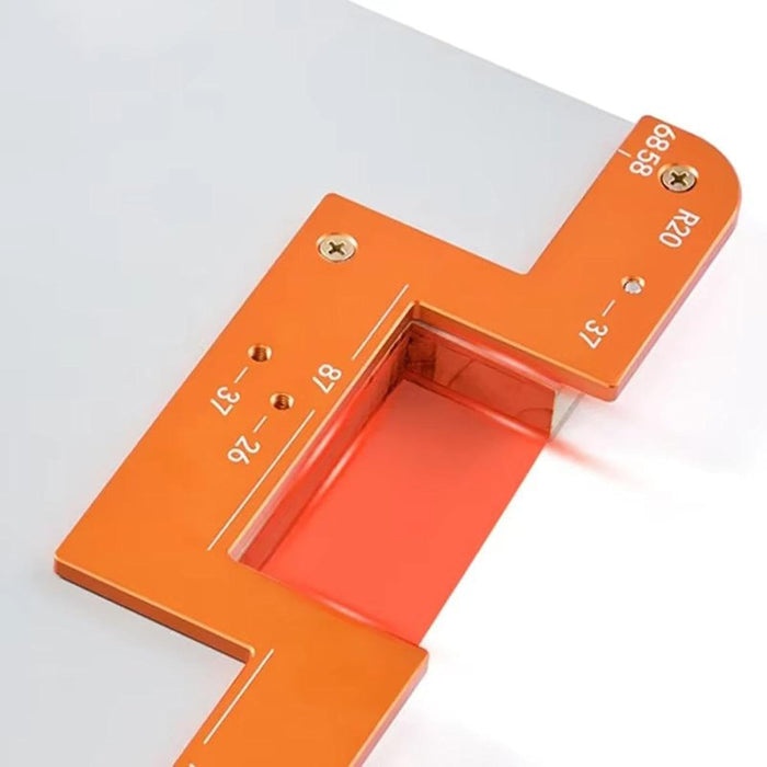Plantilla de ranura para mango invisible empotrado para armario - Quierox - Tienda Online