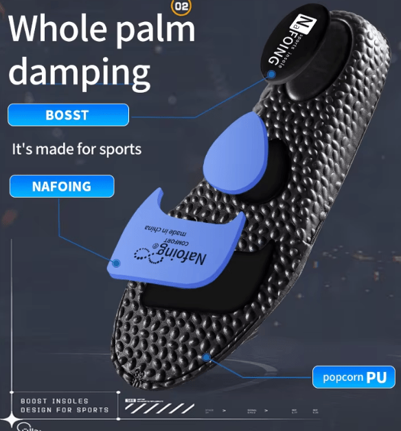Plantillas ortopédicas para aumentar la altura de los pies, de espuma viscoelástica de poliuretano - Quierox - Tienda Online