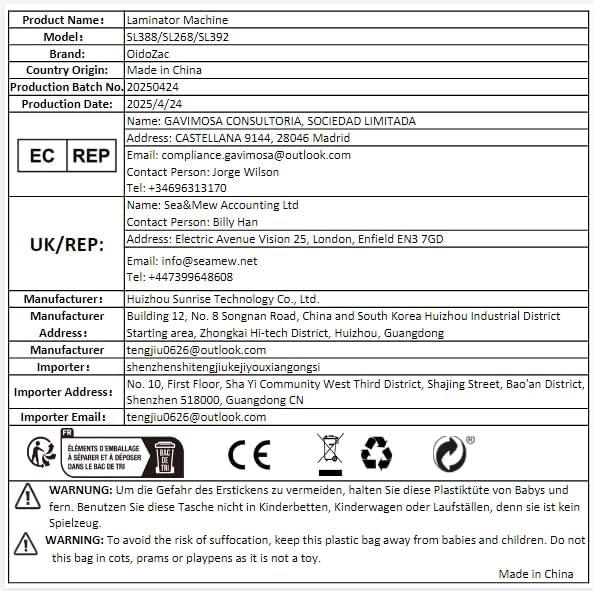 Plastificadora térmica A4 11 en 1, con 36 fundas, 3 cabezales de corte y recortador integrado, ideal para la escuela, el hogar, la oficina (negra) - Quierox - Tienda Online
