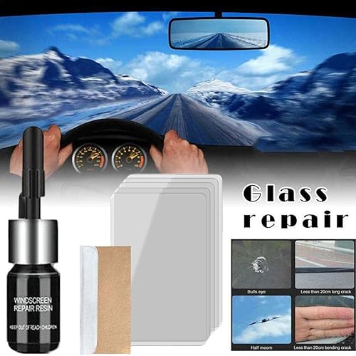 PLGEBR Kit de reparación de parabrisas, kit de reparación de vidrio agrietado - Quierox - Tienda Online