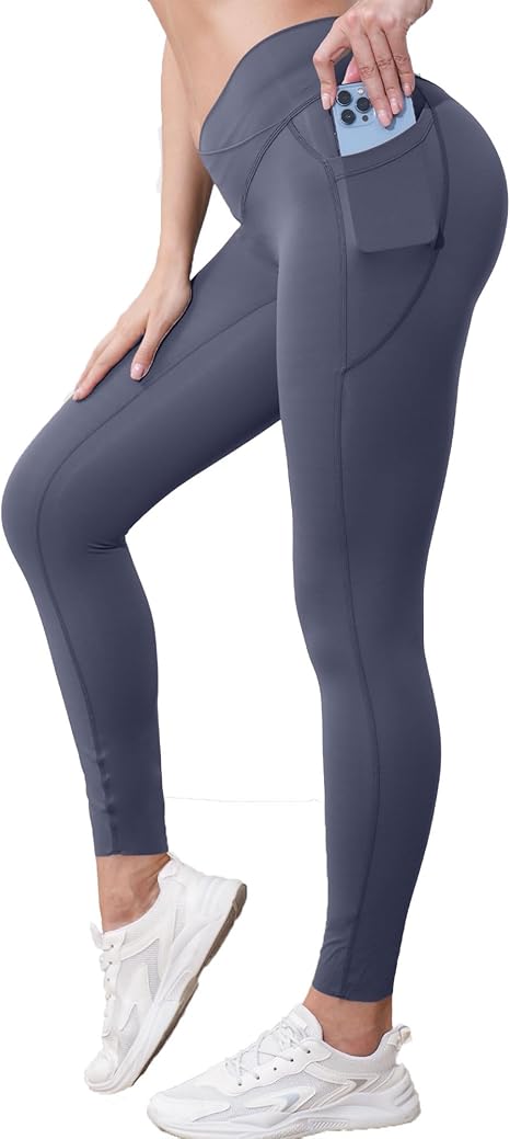 Pobodos Leggings de running con cintura cruzada - Quierox - Tienda Online