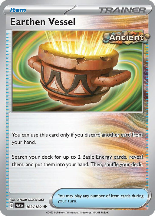 Pokemon Tarjeta holográfica Inversa Earthen Vessel - Quierox - Tienda Online