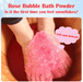 Polvo de baño de burbujas rosa para pies, baño de cristal para pies, barro corporal de cristal - Quierox - Tienda Online