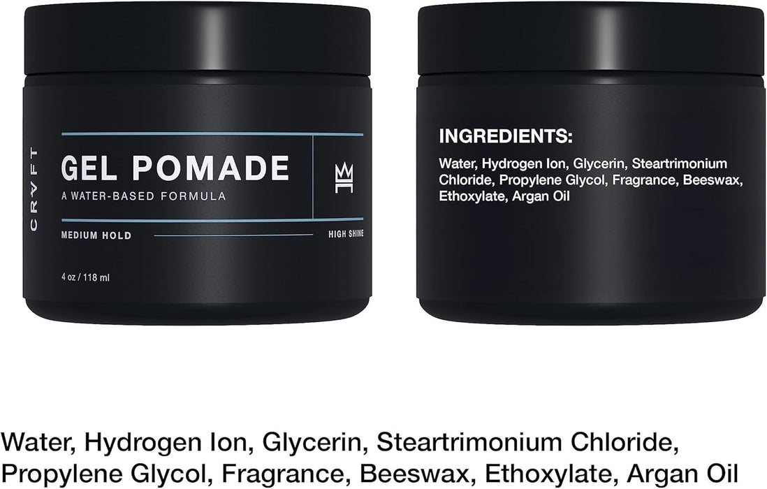 Pomada Hair Craft Co. de 4 onzas: el mejor acabado semimate brillante - Quierox - Tienda Online