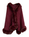 Poncho Surell con ribete de piel sintética - Quierox - Tienda Online