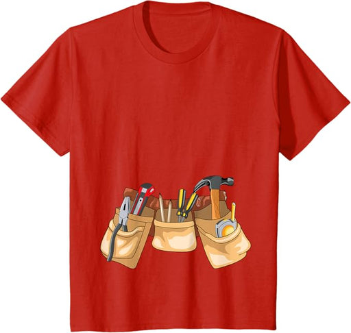 Port & Company Camiseta para niños con cinturón de herramientas y artesano - Quierox - Tienda Online