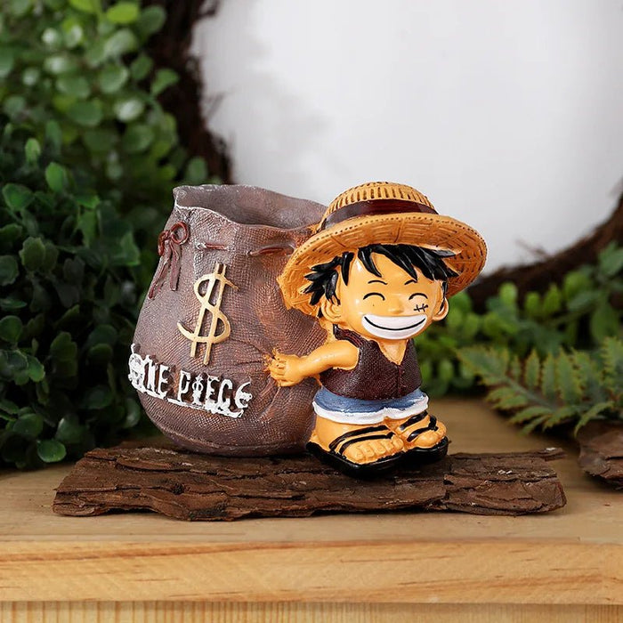 Portalápices de resina de 12 cm de Anime One Piece Monkey D. Luffy - Quierox - Tienda Online