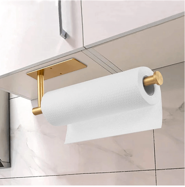 Portarrollos de papel higiénico adhesivo, acero inoxidable, para baño, cocina y toallero - Quierox - Tienda Online