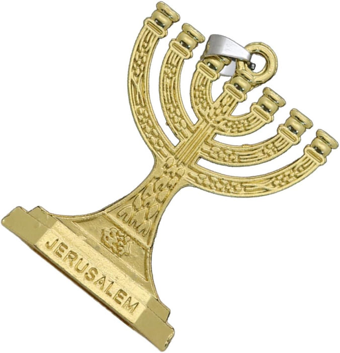 Portavelas judío tradicional de la menorá de 7 ramas, llavero con 12 tribus de Israel - Quierox - Tienda Online