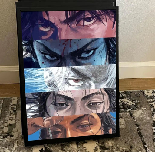 Póster de manga con V - Vagabond, anime japonés de Takehiko Inoue - Quierox - Tienda Online