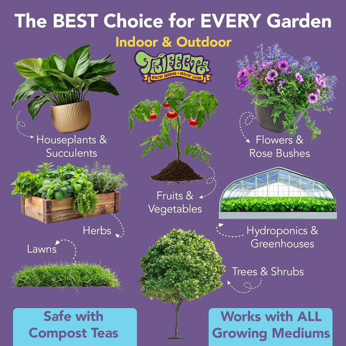 Potenciador de las raíces de los hongos micorrícicos para las plantas Trifecta Myco Supreme (2 onzas) - Quierox - Tienda Online