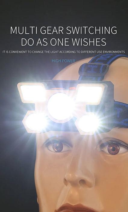 Potente linterna frontal recargable para pesca, faro LED Nitecore para camping, caza, senderismo - Quierox - Tienda Online