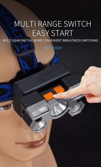 Potente linterna frontal recargable para pesca, faro LED Nitecore para camping, caza, senderismo - Quierox - Tienda Online