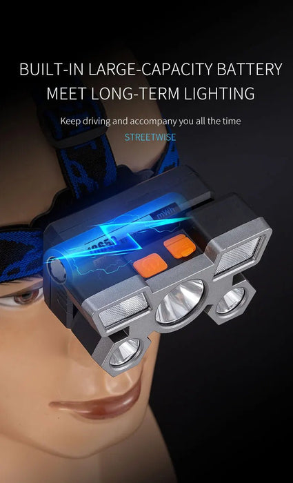 Potente linterna frontal recargable para pesca, faro LED Nitecore para camping, caza, senderismo - Quierox - Tienda Online