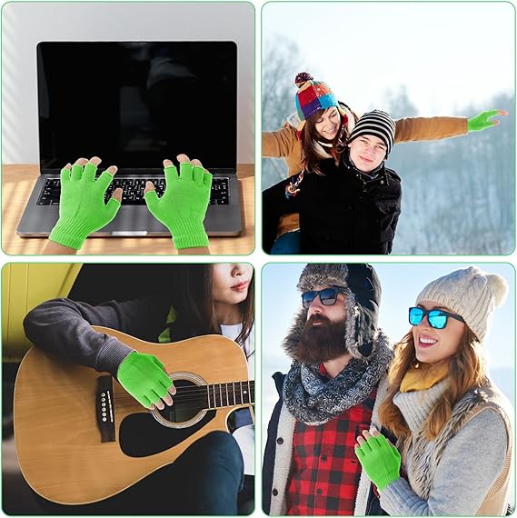 Prasacco guantes sin dedos de invierno de punto - Quierox - Tienda Online