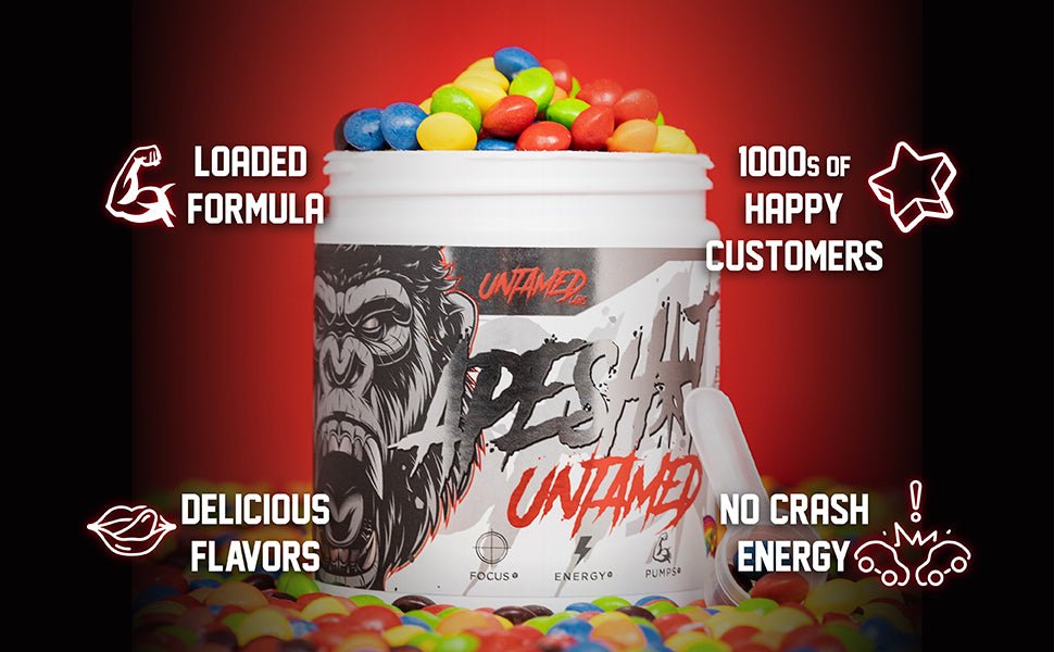 Primeval Labs Ape Untamed - Bebida energética en polvo, 40 porciones - Quierox - Tienda Online