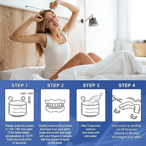 Protector bucal antirechinamiento para apretar los dientes por la noche - Quierox - Tienda Online