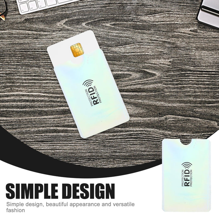 Protector de aluminio para tarjetas de identificación Supvox con bloqueo RFID(5 unidades) - Quierox - Tienda Online