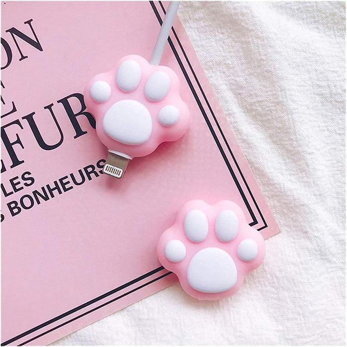 Protector de cable con diseño de patas de gato - Quierox - Tienda Online