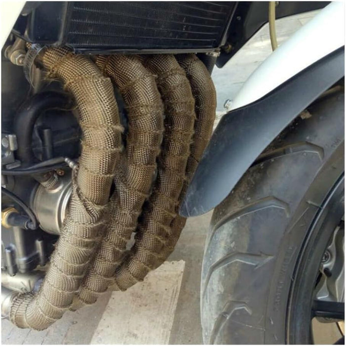 Protector de Calor de Escape Rollo de 5M de protección térmica de Fibra de Vidrio - Quierox - Tienda Online