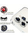 Protector de lente de cámara plateado brillante, compatible con iPhone - Quierox - Tienda Online