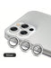 Protector de lente de cámara plateado brillante, compatible con iPhone - Quierox - Tienda Online