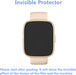 Protector de pantalla compatible con el reloj inteligente Cillso IDW26 / IDW25 de 1.83" (paquete de 6) - Quierox - Tienda Online