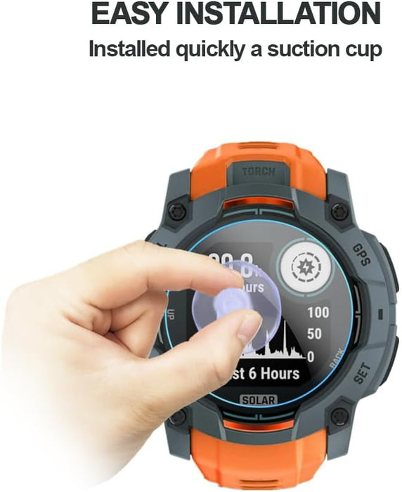 Protector de pantalla compatible con Garmin Instinct 3 1.969 in AMOLED - Quierox - Tienda Online