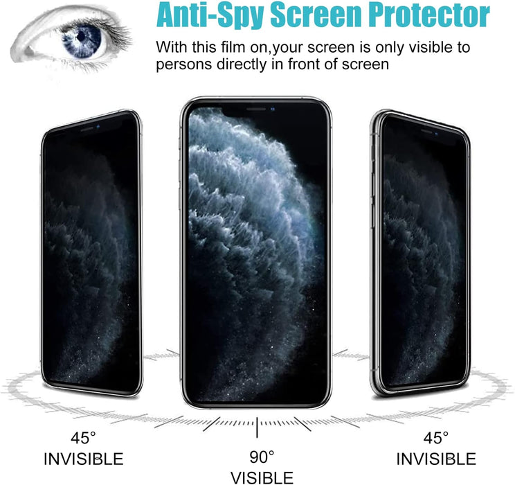 Protector de pantalla de privacidad, vidrio templado Anty - Spy para iPhone 11 Pro - Quierox - Tienda Online