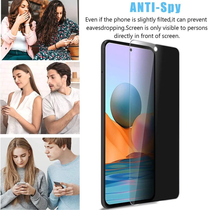 Protector de pantalla de privacidad, vidrio templado, Xiaomi Redmi Note 11 Pro pack 2 - Quierox - Tienda Online