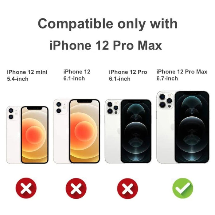 Protector de pantalla de vidrio templado de privacidad para iPhone 12 Pro Max - Quierox - Tienda Online