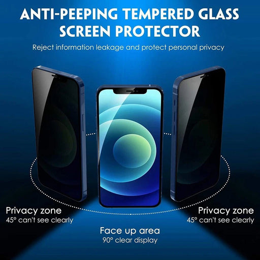 Protector de pantalla de vidrio templado de privacidad para iPhone 12 Pro Max - Quierox - Tienda Online