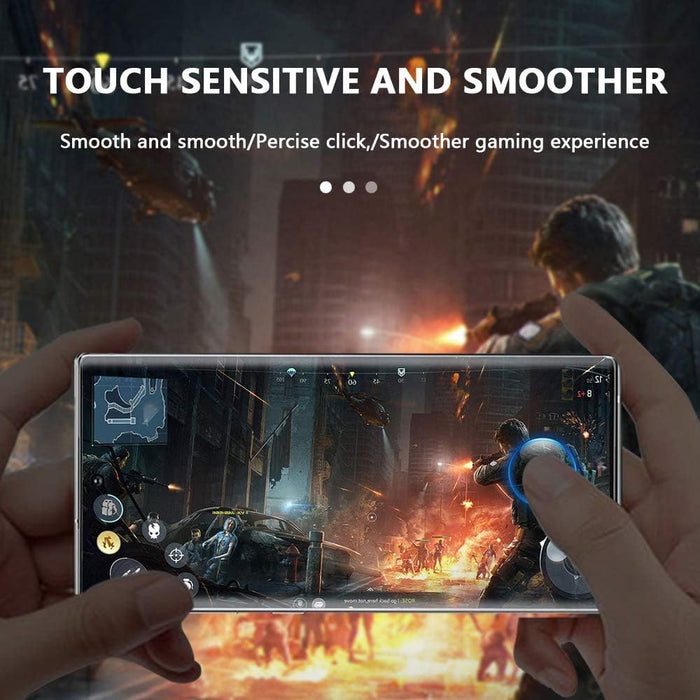 Protector de pantalla de vidrio templado para Galaxy Note 10 Plus [Paquete de 2+2] - Quierox - Tienda Online