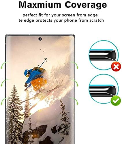 Protector de pantalla de vidrio templado para Galaxy Note 10 Plus [Paquete de 2+2] - Quierox - Tienda Online