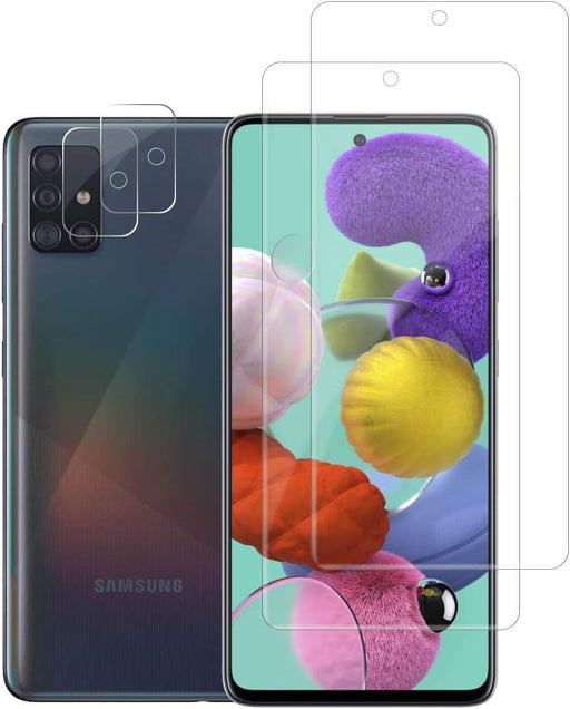Protector de pantalla de vidrio templado transparente HD para Galaxy A51 - Quierox - Tienda Online