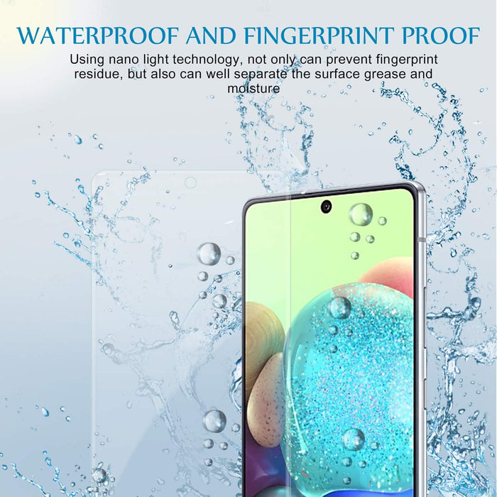 Protector de pantalla de vidrio templado transparente HD para Galaxy A51 - Quierox - Tienda Online