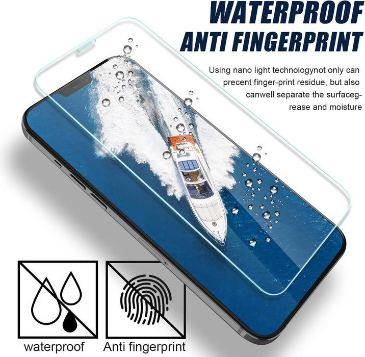 Protector de pantalla de vidrio templado transparente + protectores de lente de cámara - Quierox - Tienda Online