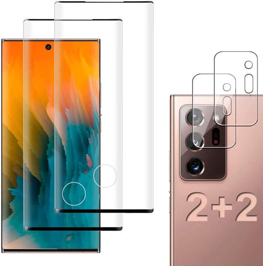 Protector de pantalla para Galaxy Note 20 Ultra [Paquete de 2+2] - Quierox - Tienda Online