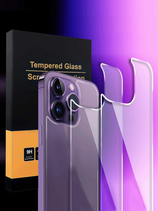 Protector de pantalla trasera templado de 2 hojas compatible con iPhone 12 Pro - Quierox - Tienda Online