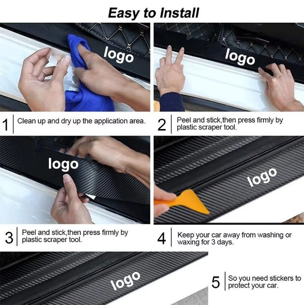 Protector de puerta de coche para Nissan Frontier, 4 piezas - Quierox - Tienda Online