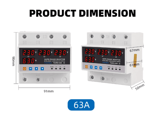 Protector de sobretensión y subtensión (ATS), interruptor de transferencia automático - Quierox - Tienda Online