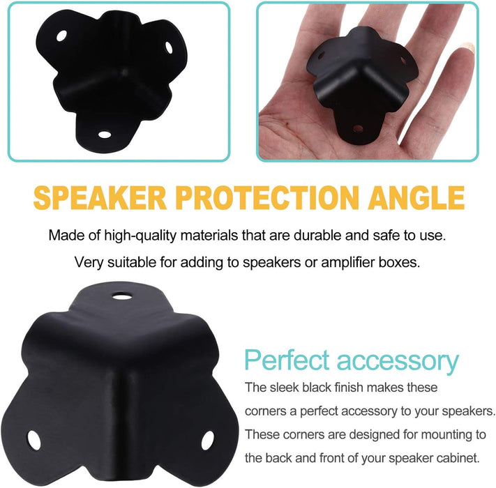 Protectores de esquina de gabinete, altavoces y mas, protectores de borde de metal redondeado, 16 piezas - Quierox - Tienda Online