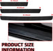 Protectores de umbral de puerta de coche de fibra de carbono, pegatinas protectoras - Quierox - Tienda Online