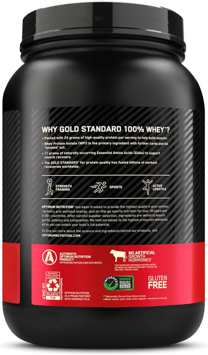 Proteína en polvo 100 % Whey de Optimum Nutrition Gold Standard - Quierox - Tienda Online