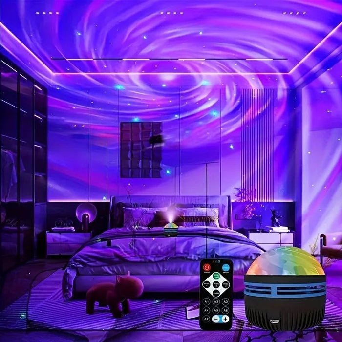 Proyector de galaxia con luces nocturnas LED, control remoto - Quierox - Tienda Online