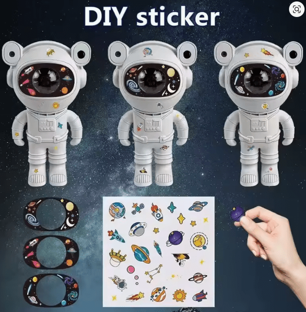 Proyector de luz LED de estrella de astronauta con Bluetooth, luz nocturna de ambiente - Quierox - Tienda Online