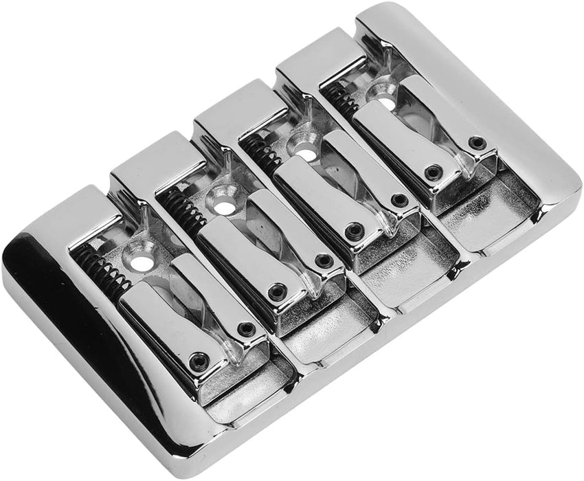 Puente de bajo Eléctrico, Pieza Trasera Plateada de Fijación Firme para Bajos de Repuesto - Quierox - Tienda Online