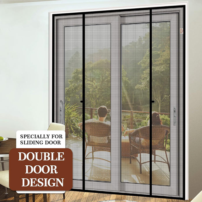 Puerta mosquitera magnética Yotache para puertas corredizas - Quierox - Tienda Online