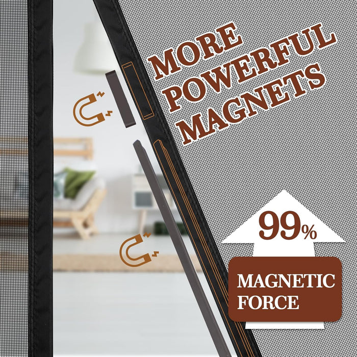 Puerta mosquitera magnética Yotache para puertas corredizas - Quierox - Tienda Online